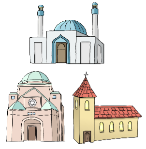  Grafik von Religiösen Gebäuden 